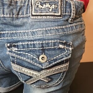 Amethyst Blue Jean Shorts